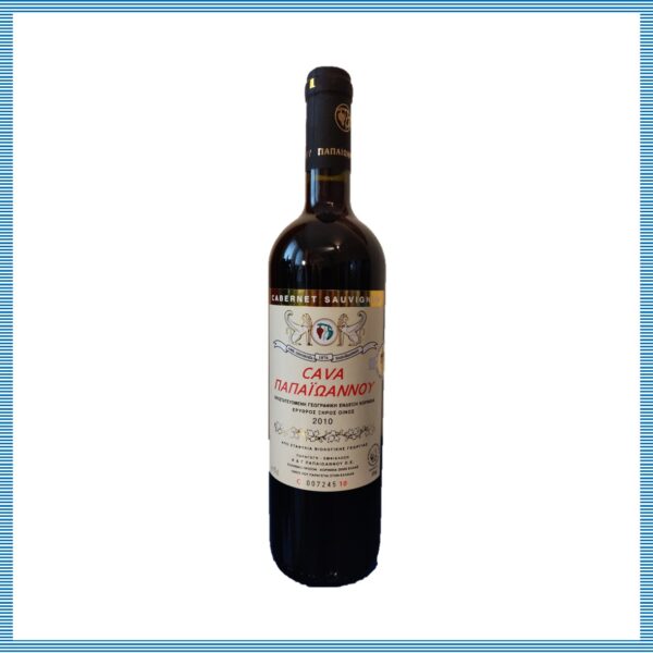Papaioannou Cava Griekse droge rode wijn