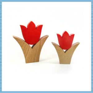 Chios tulpen van hout handgemaakt